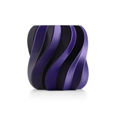 Negro morado (seda) impreso